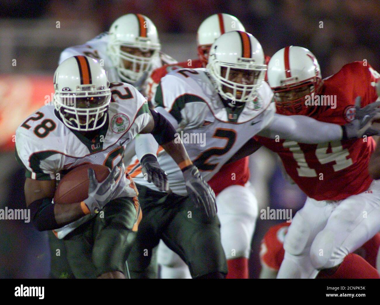 Miami hurricanes running back hires stock photography and images Alamy