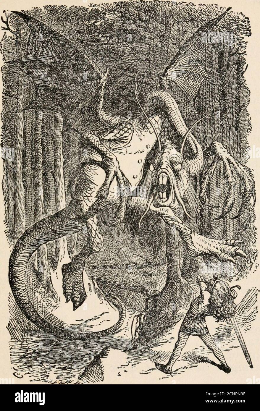 . Through the looking glass : and what Alice found there . I hold it up to a glass, the words will all gothe right way again.This was the poem that Alice read: JABBERWOCKY. Twas brillig, and the slithy toves Did gyre and gimble in the wabe ;All mimsy were the borogoves^ And the mome raths outgrabe. |2 THRO UGH THE LOOKING-GLASS. ^Beware the Jabber wo ck, my son! The jaws that bite, the claws that catch IBeware the Jubjub bird, and shunThe frumious Bander snatch ! He took his vorpal sword in hand: Long time the manxome foe he sought—So rested he by the Tiimtum tree,And stood awhile in thought. Stock Photo