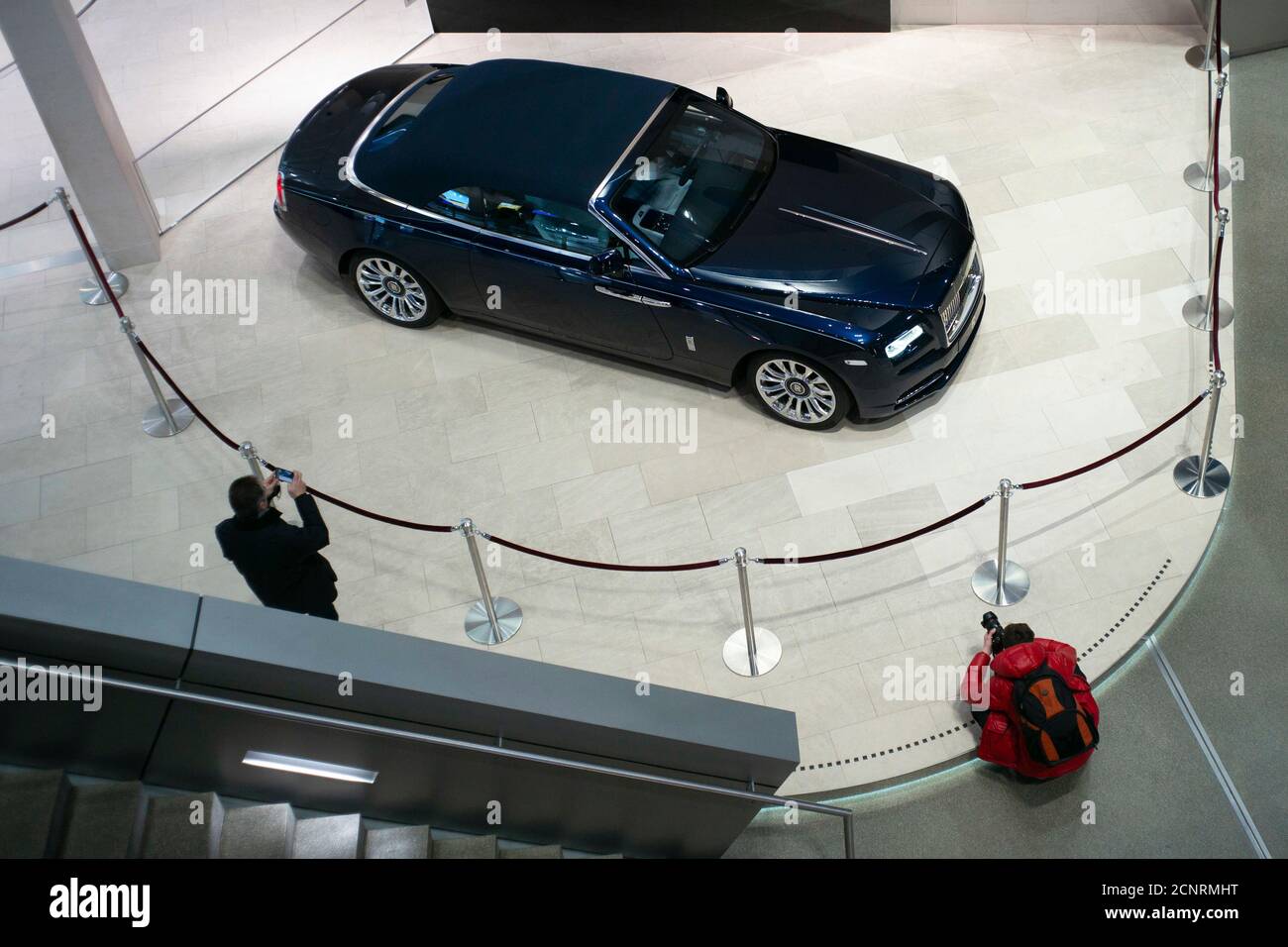 BMW Welt Munich, showroom, Rolls Royce Phantom Stock Photo