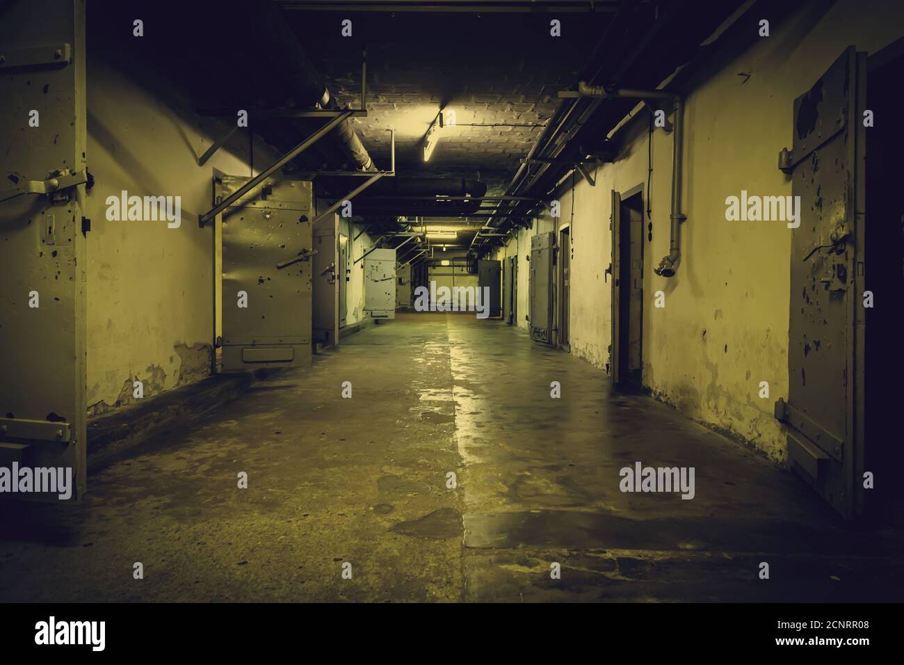 Old German jail, detail of confinement and crime, justice Stock Photo ...