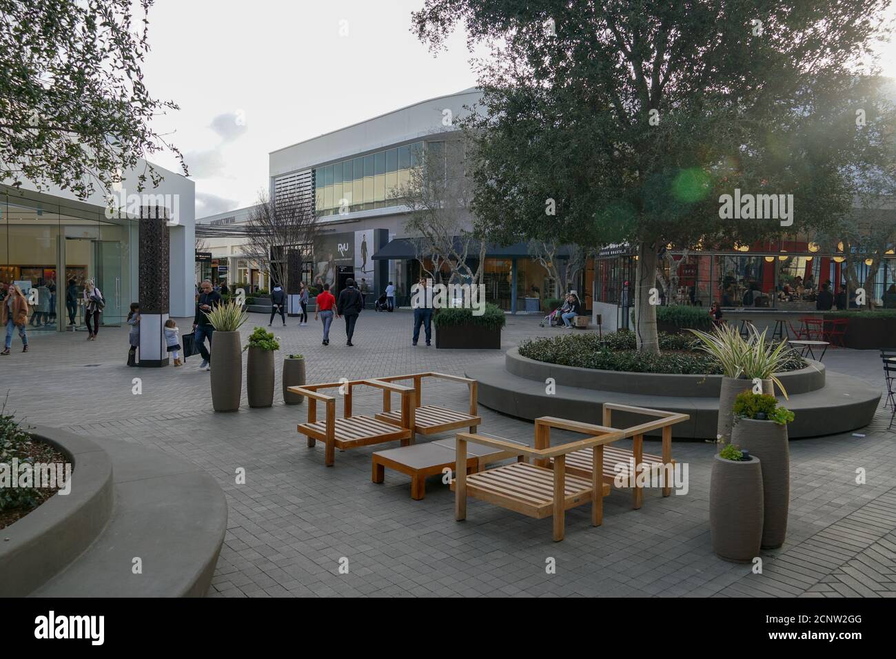 UTC Westfield Shopping Mall at University Town Centre .Outdoor shopping  center with upmarket chain retailers, a movie theater, restaurants. .La  Jolla, San Diego, California, USA. March 23rd, 2019 Stock Photo - Alamy