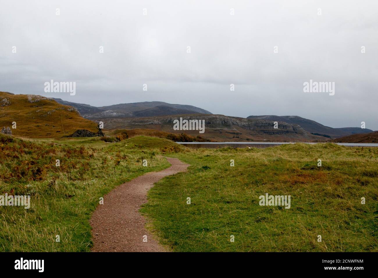 Landscape in Scotland's Highlands Stock Photo
