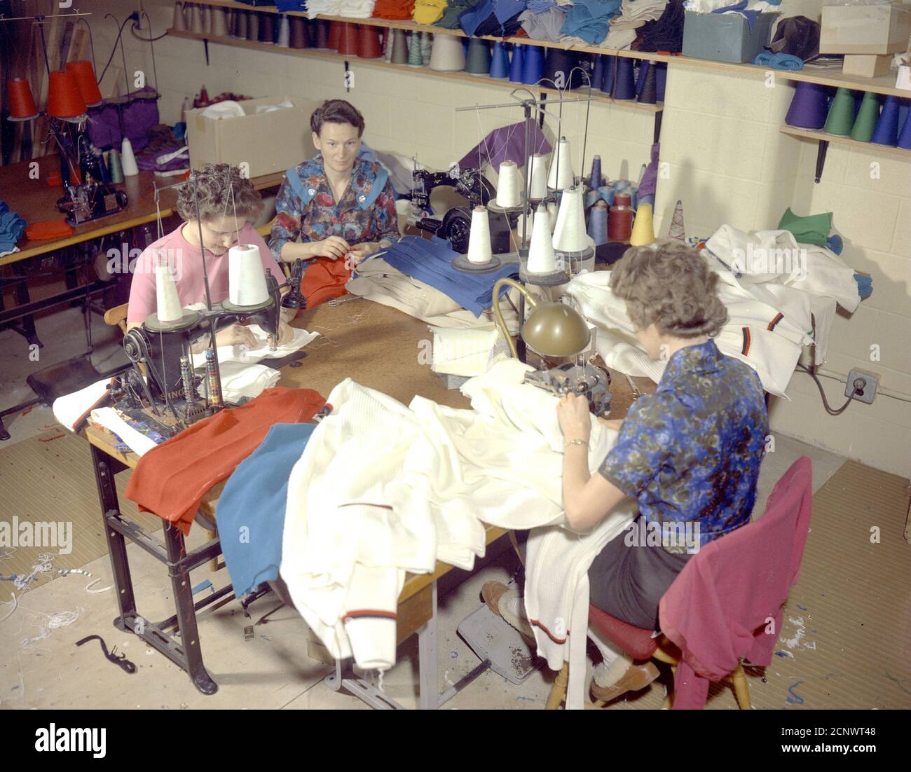 Coverdale Knitting Mill garment factory Stock Photo Alamy