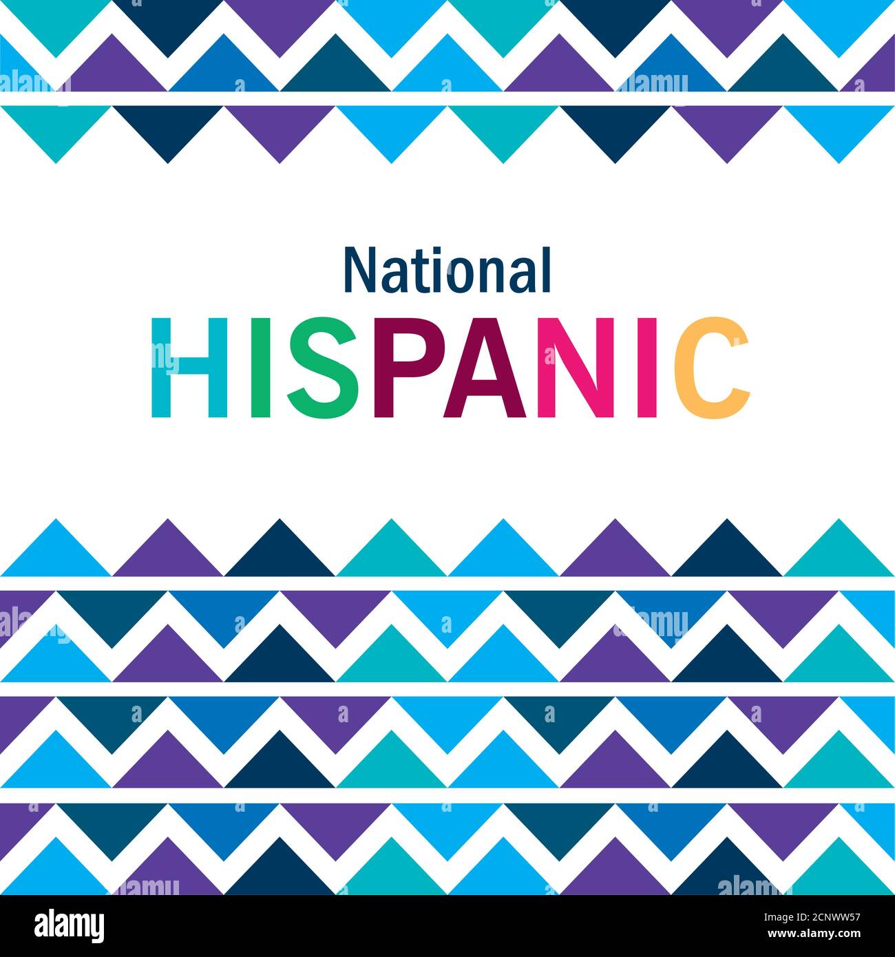 background, hispanic and latino americans culture, national hispanic heritage month Stock Vector