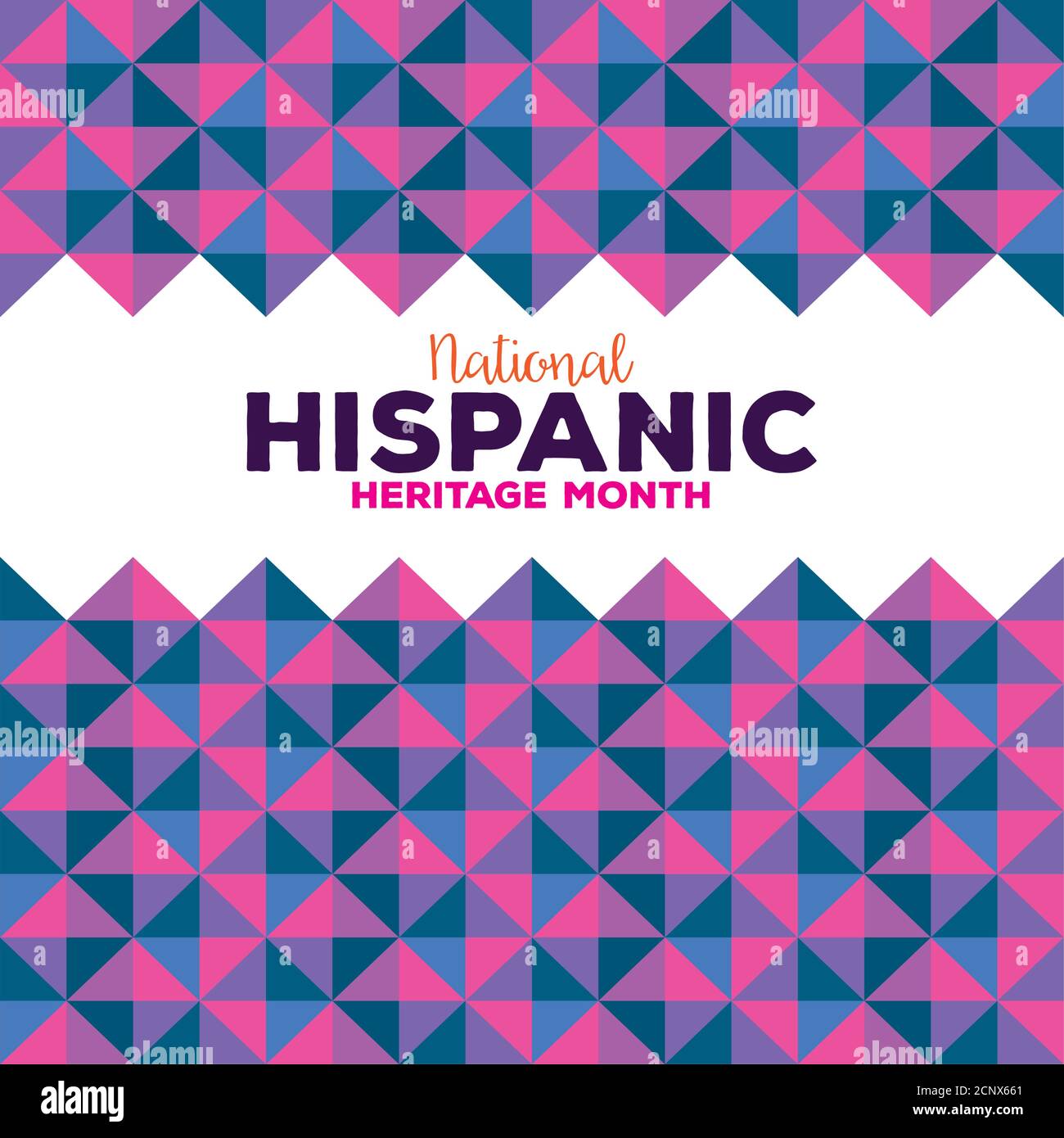 background, hispanic and latino americans culture, heritage month national hispanic Stock Vector