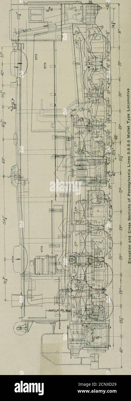 . Railway mechanical engineer . September, 1919 RAILWAY MECHANICAL ENGINEER 515 Firebox, water space Front, 6 in.; sides and back, 4^1 in. Tubes, number and outside diameter 209—2^ in. Flues, number and outside diameter 52—51^1 in. Tubes and Hues, length 22 ft. Heatiut; surface, tubes and flues 4,639 sq: ft. Heating surf^ice, Hrebox, including arch tubes 391 sq. ft. Heating surface, total..., ^..........., , 5,030 sq. ft. JSuperhtiitcr healing surface . ; 1,406 sq. ft. Equivalent heating surface* ..■..;.;.... 7,139 sq. ft. Gfdte area ......,..;. -. 96.3 sq. ft. Tender- Xank • ■ Water bottom Fr Stock Photo