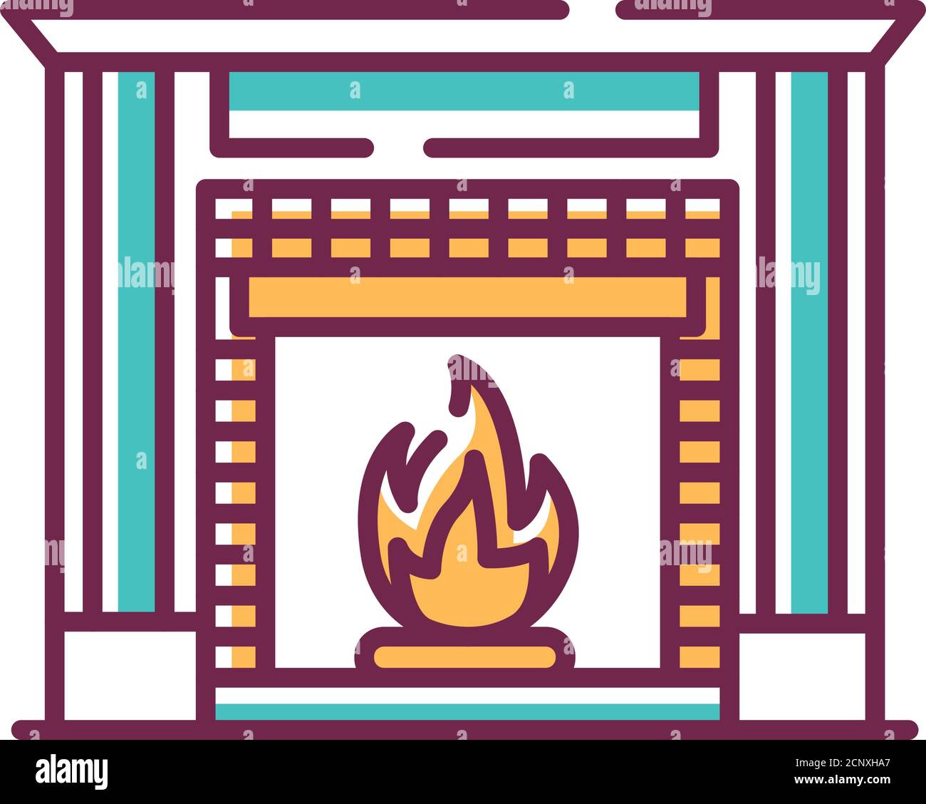 Contain a fire Stock Vector Images - Alamy