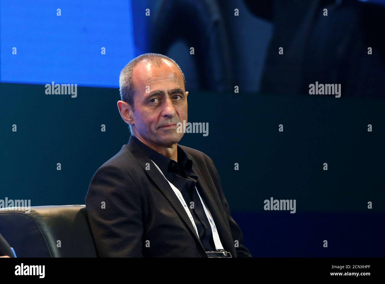 Aedas founder and Chairman Keith Griffiths attends the Belt and Road Summit in Hong Kong, China September 11, 2017.      REUTERS/Bobby Yip Stock Photo