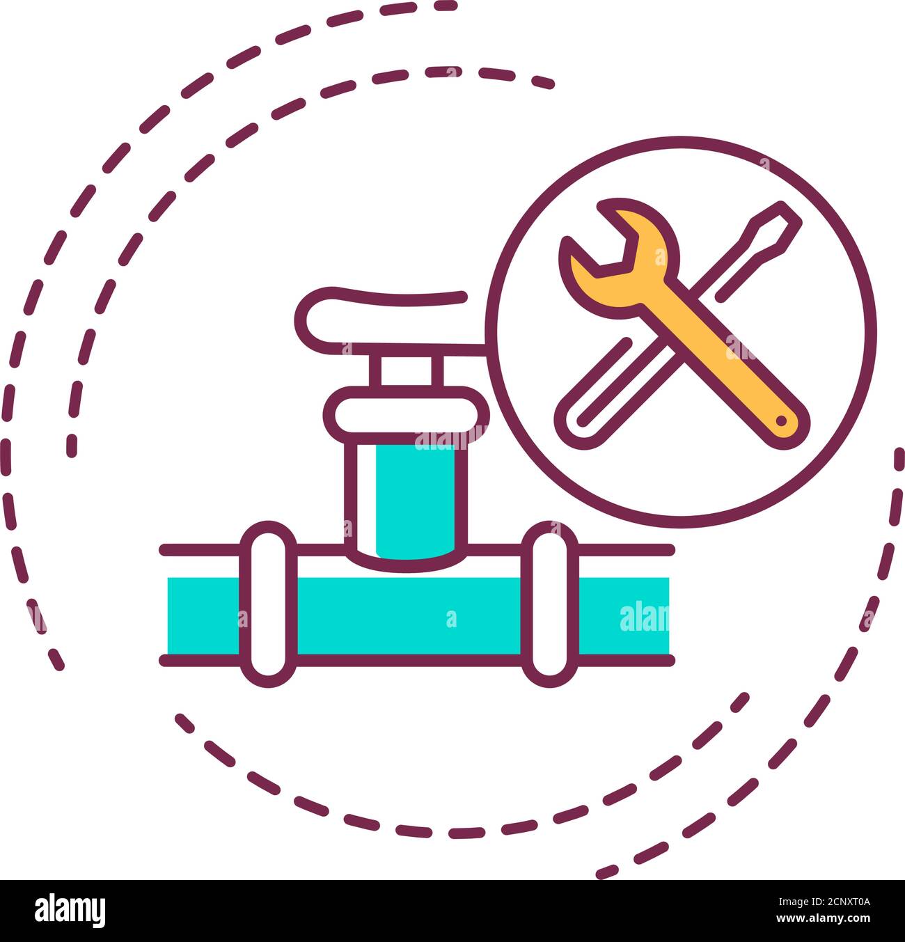 Home water distribution Stock Vector Images - Alamy