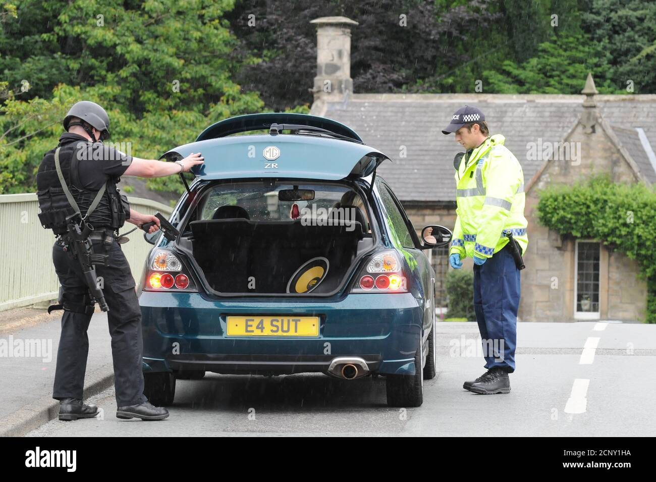 Police in the village of rothbury hires stock photography and images