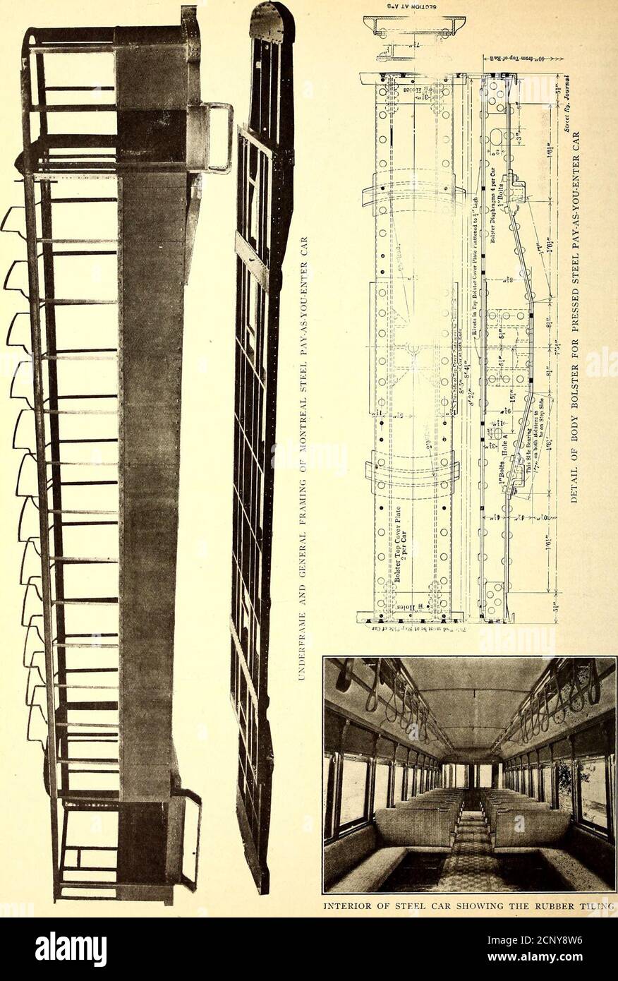 . The Street railway journal . e consists offour needle beams between