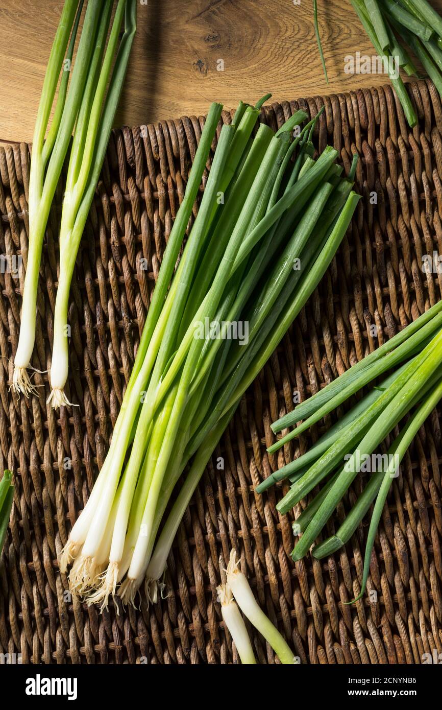 Green onions hi-res stock photography and images - Alamy