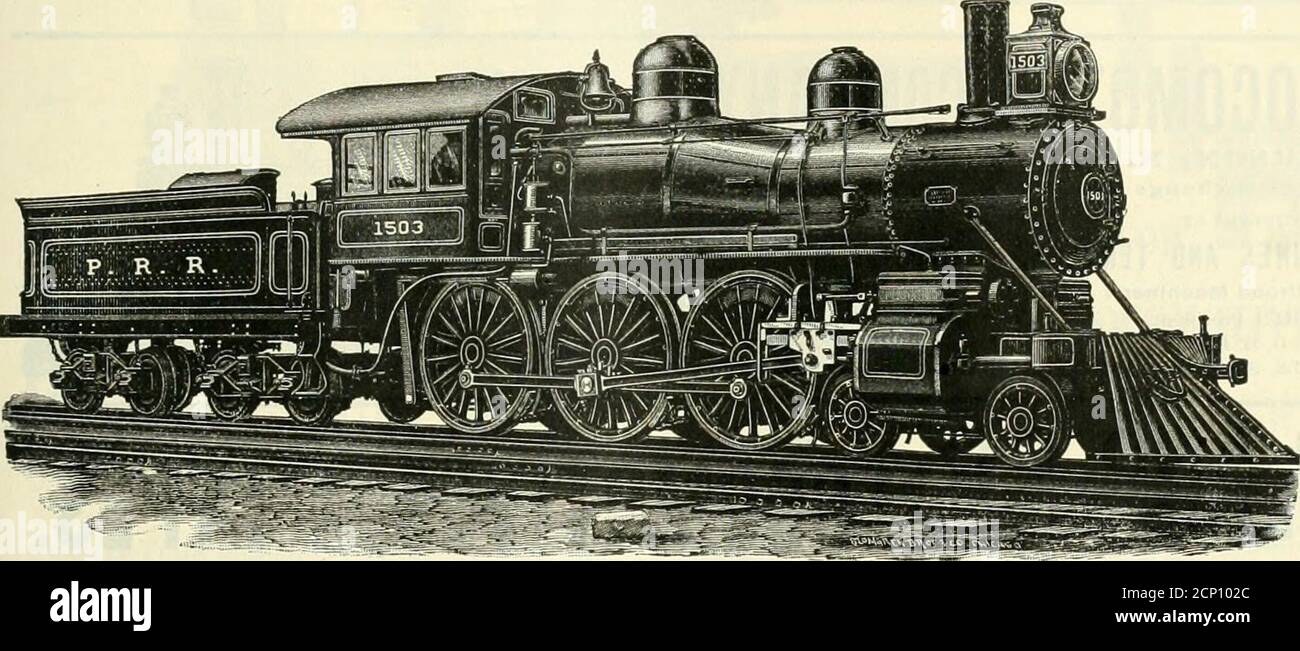 1753 Train Engine Locomotive engineering : a practical journal of railway motive power ...
