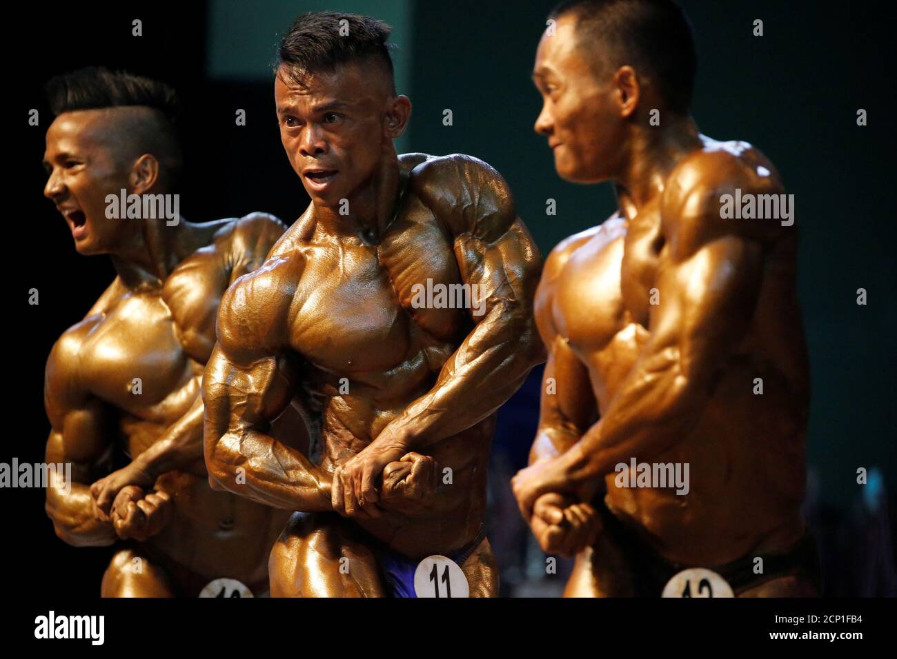 Bodybuilders Stage High Resolution Stock Photography And Images Alamy