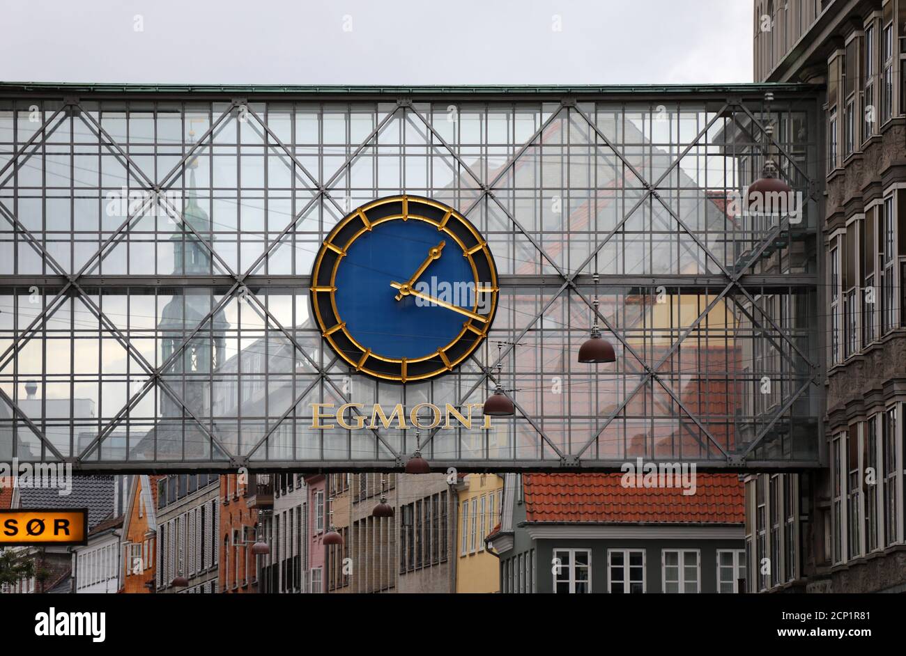 Egmont Clock in Copenhagen Stock Photo Alamy