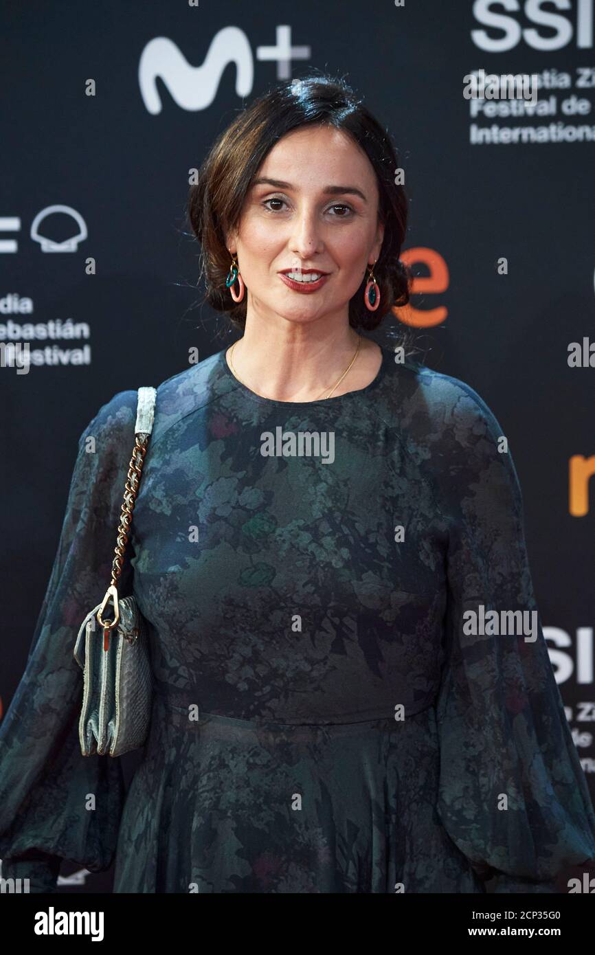 September 18, 2020, Donostia / San Sebastian, Euskadi, Spain: Marisa Fernandez Armenteros attended Red Carpet Opening Ceremony during 68th San Sebastian International Film Festival at Kursaal Palace on September 18, 2020 in Donostia / San Sebastian, Spain (Credit Image: © Jack Abuin/ZUMA Wire) Stock Photo