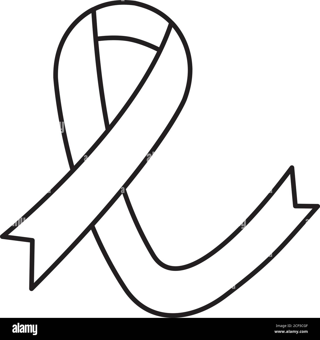medical ribbon line style icon vector design Stock Vector Image & Art ...