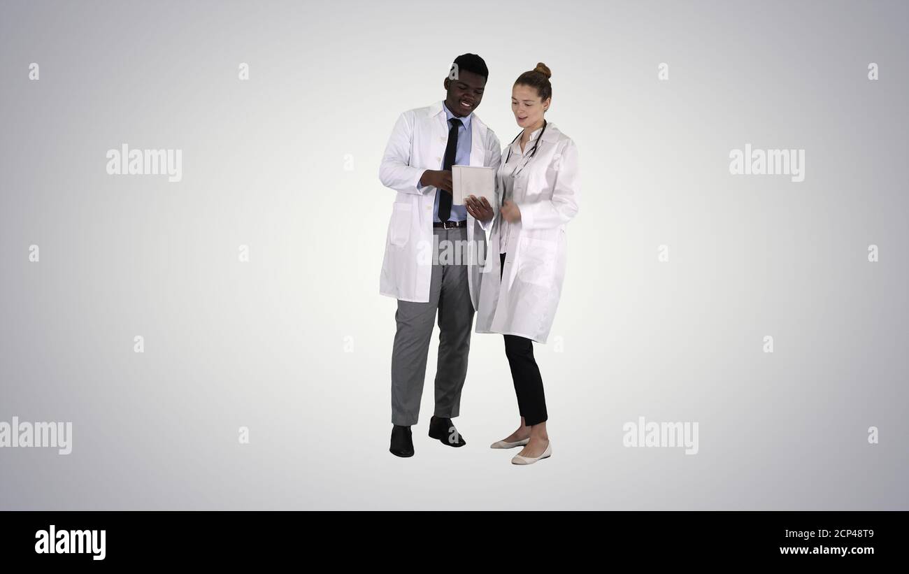 Intellectual healthcare professional afro american doctor with c Stock Photo