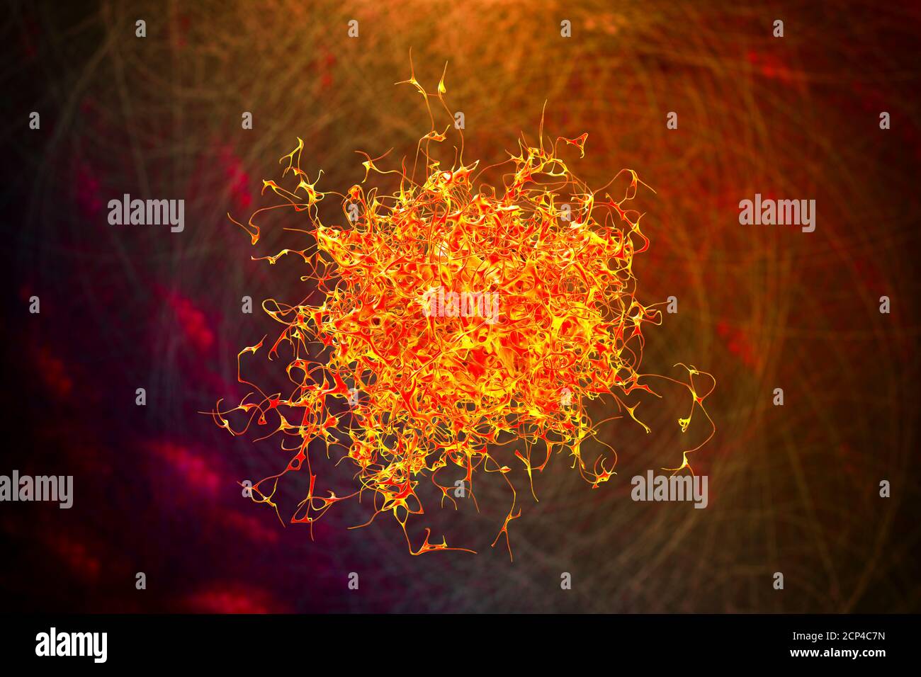 Cancer cells, computer illustration Stock Photo - Alamy