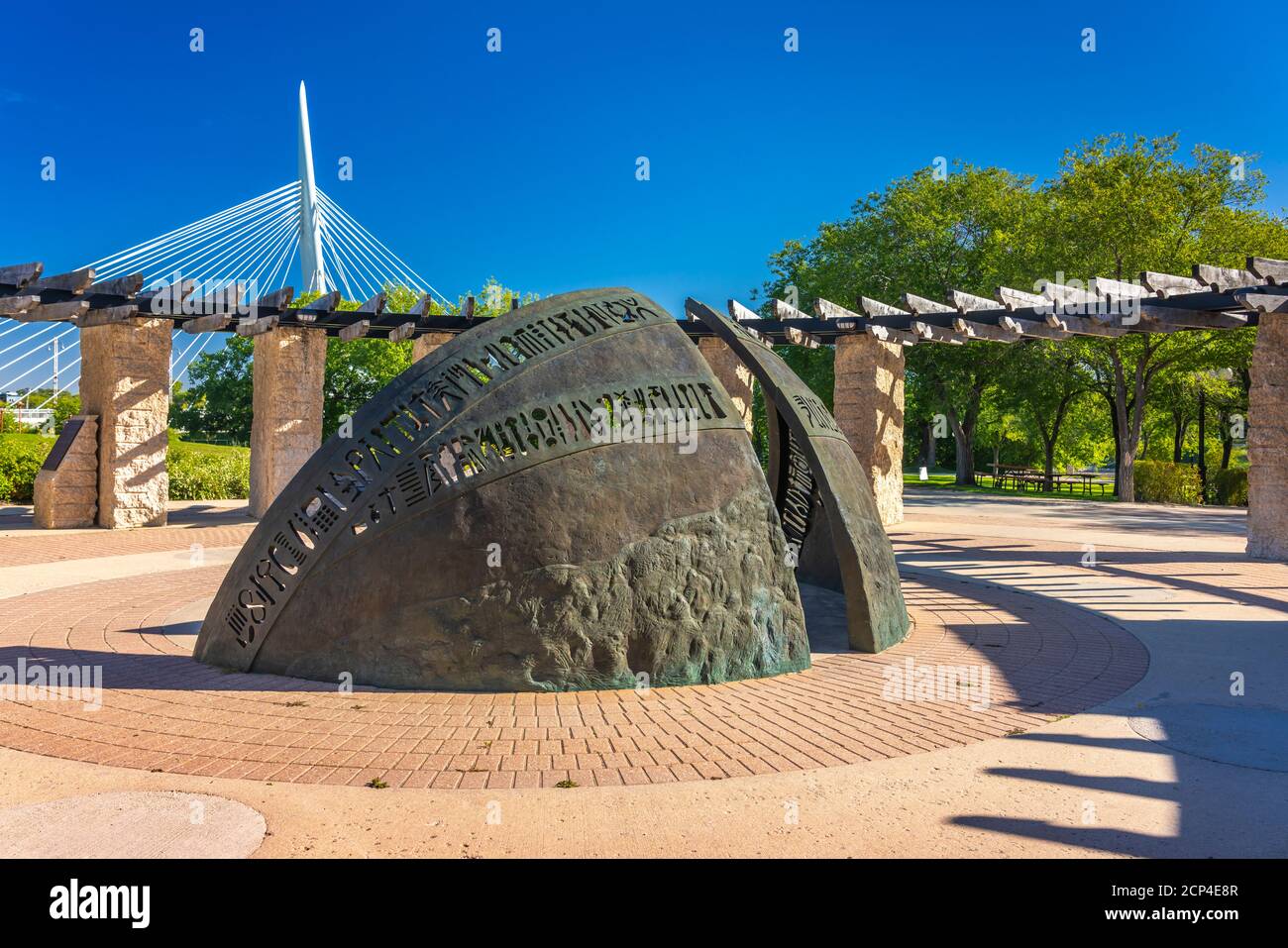 The forks national historic site winnipeg hires stock photography and