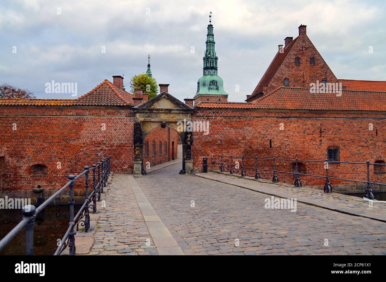Denmark Castle Entrance Stock Photo Alamy
