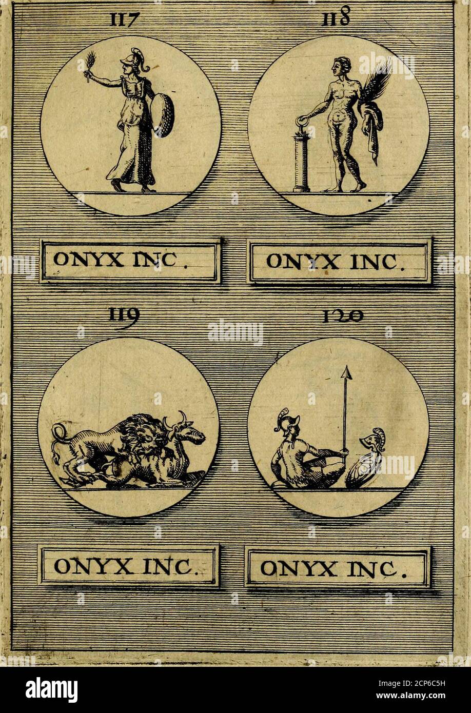 . Dactyliothecae, seu Annulorum sigillarium quorum priscos tam Graecos quam Romanos usus, ex ferro, aere, argento & auro promptuarii ... Collectis aliunde & ineditis & editis annulorum figuris auctior; . Stock Photo