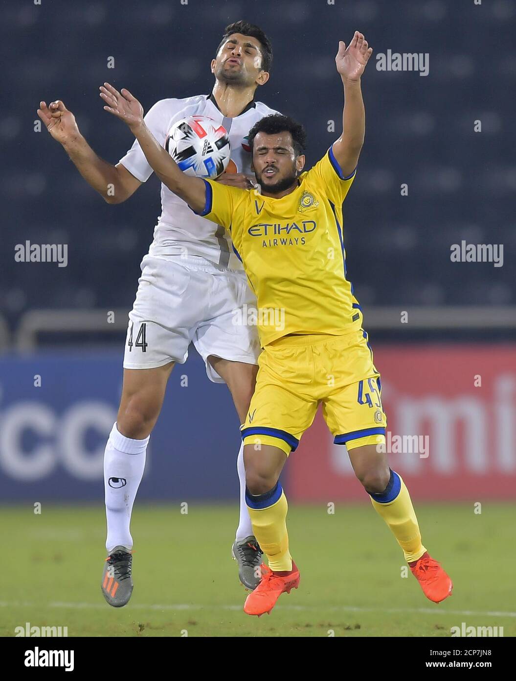 FC Sepahan - Iran's Sepahan football players pose for a group picture  before their the 2011 AFC Champions League group A match against United  Arab Emirate's Al Jazira at Foolad Shahr stadium