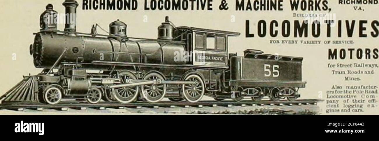 . The locomotive engineer . DICKSON fllANUFACTDRING [jO, SCRAIVTOIV, F»E;iV]V. i.acomoilve!. of ever&gt; Hlyle and size, Stntidnrd andNarrow CiauKC made lo siaiidurd GauKen and Tem-plets. Also fur PlantallonH, MftirH and I.nKKlnif.SPECIFICATIONS ON APPLICATION. .T.IS. P. DICKSON, Pros.K. W. WKSTON. V. Prps. WM. II. PERKINS, Sfc, it Treaa.JOHN DEVINE, Siiul. RICHMOND LOCOMOTIVE & MACHINE WORKS, ••.T LOCOMOTIVES. THE RICHARDSON AND THE ALLEN-RICHARDSON BALANCED SLIDE VALVES. ^ rUlLJl Used hy 1-10 Rnllmad?. 4,000 L&lt;,oorootlreB EIPLETE FOR ANV LOCO,MOTIVE. ilso MllllIItlQrers Ol EICBimSONS MODE Stock Photo