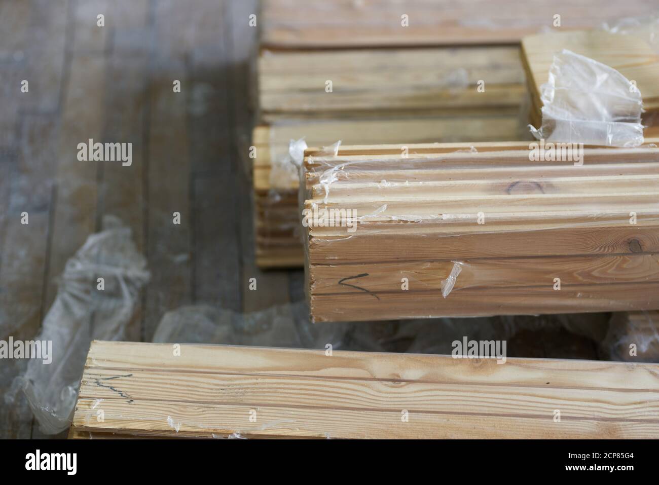wood beams tool repair construction carpentry installation Stock Photo Alamy