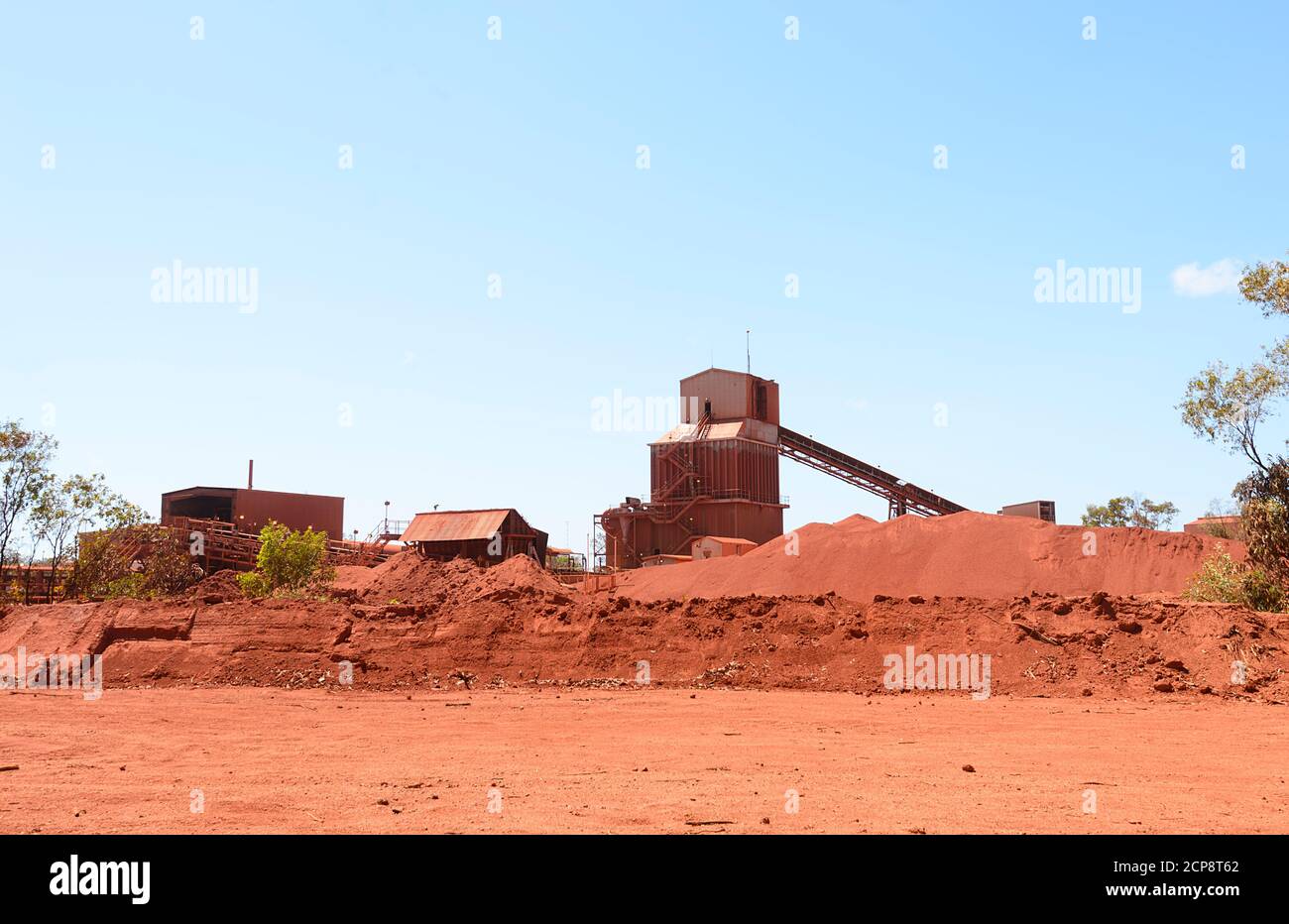 Rio Tinto Gove bauxite mining operations, Nhulunbuy, East Arnhem Land