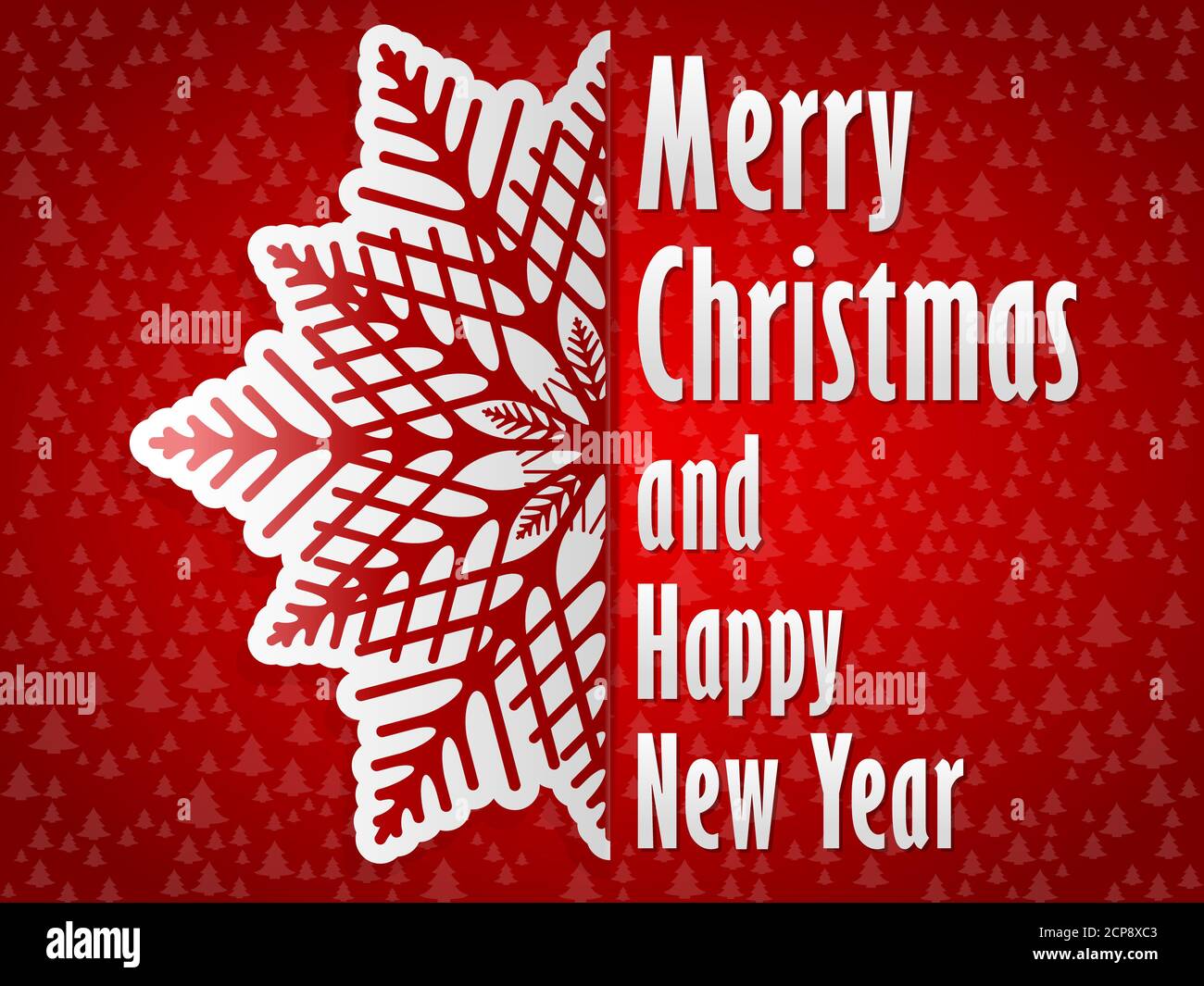 Merry Christmas and happy new year background. Vector illustration ...