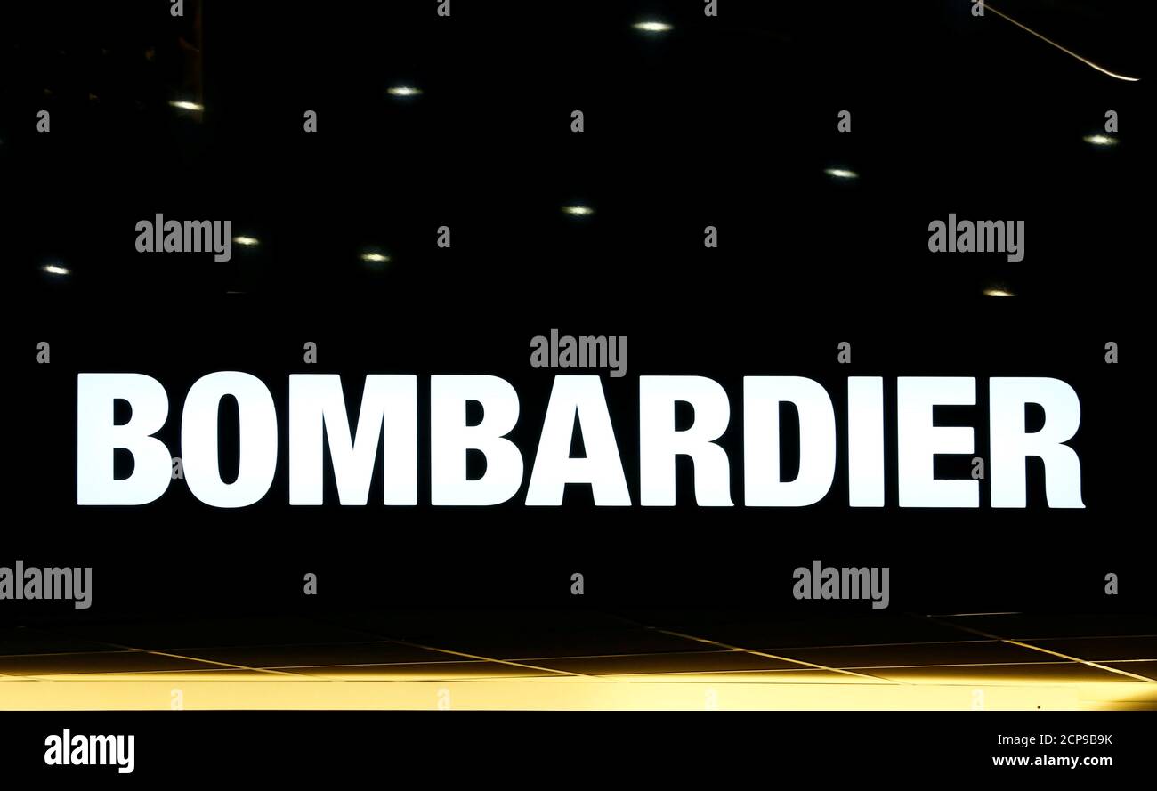 Bombardier jet logo hi-res stock photography and images - Alamy