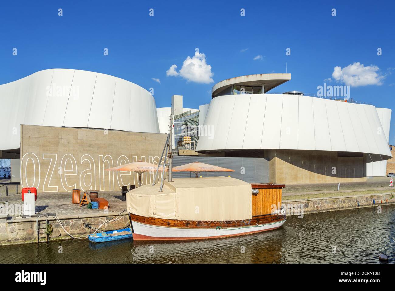 Ozeaneum of the Meeresmuseum in the port of Stralsund, Mecklenburg-Western Pomerania, Germany Stock Photo