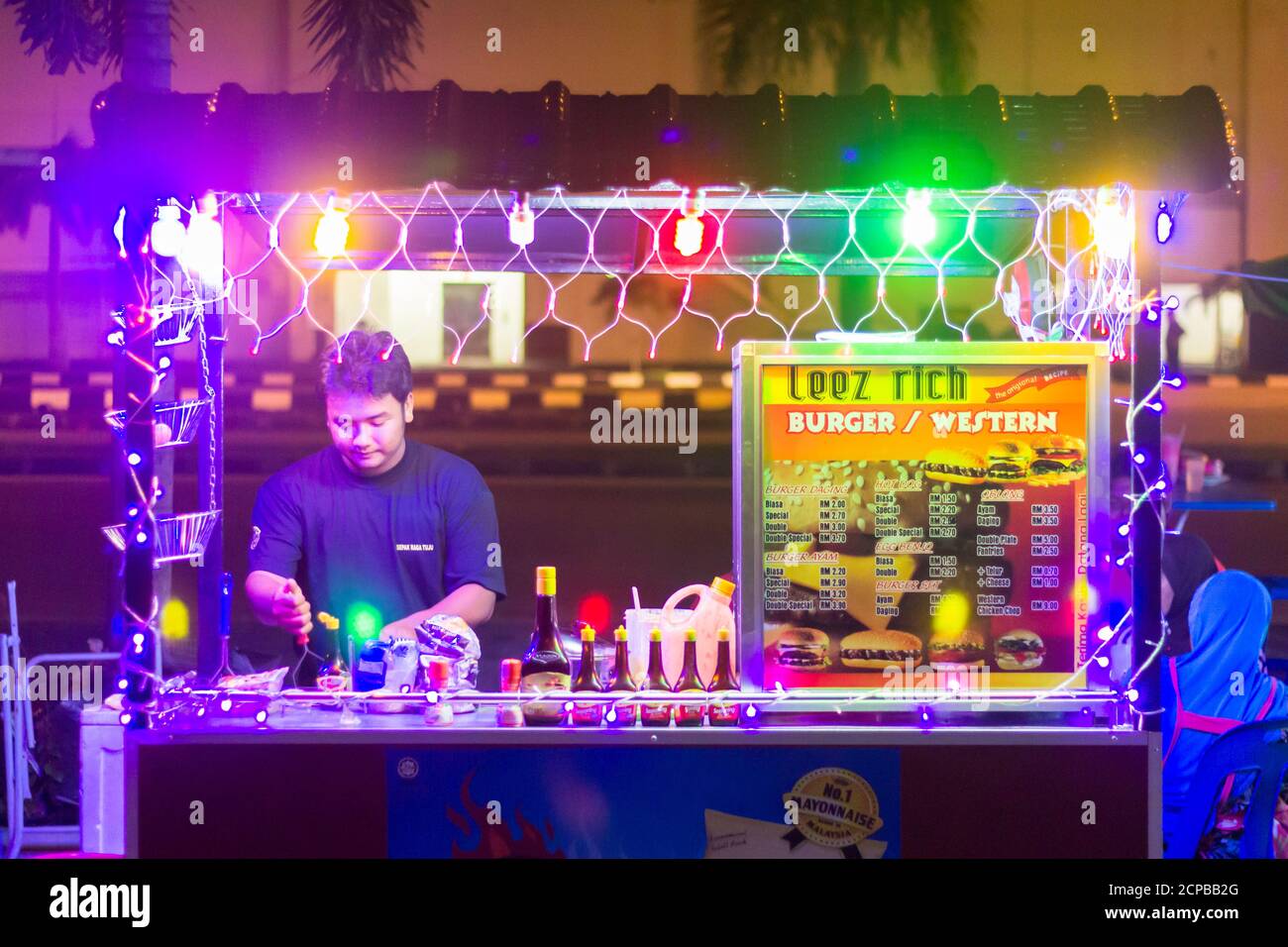 Food stall at a food market in Kedah, Malaysia Stock Photo Alamy