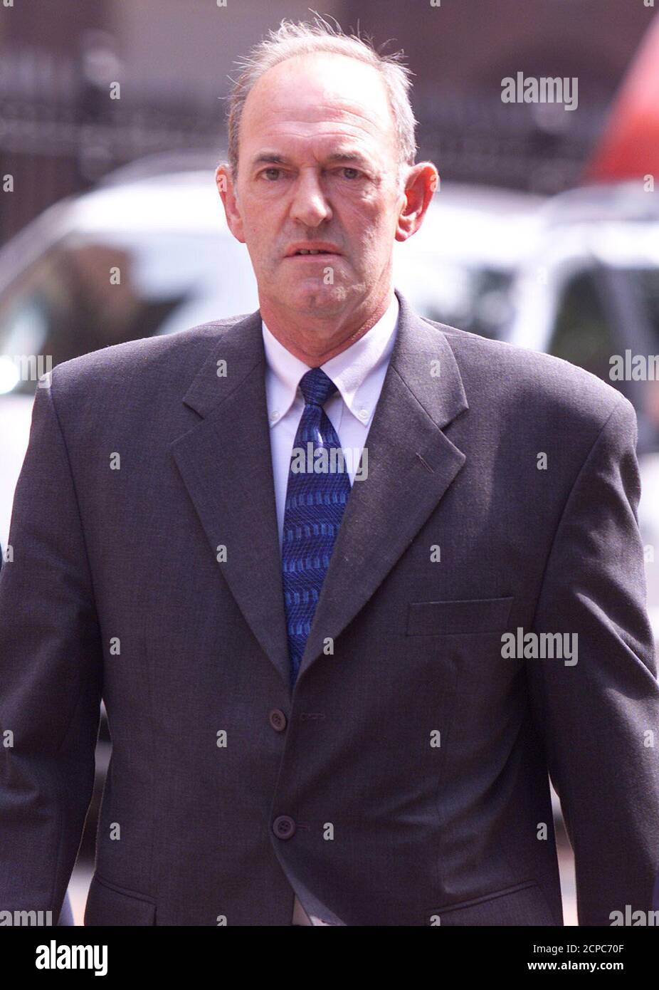 Former South Yorkshire Police Superintendent Bernard Murray awaits a verdict at Leeds Crown Court July 18. Murray and former Chief Superintendant David Duckinfield are charged with manslaughter and wilful neglect of duty in the first criminal proceedings to follow the Hillsborough tragedy in which 96 Liverpool soccer fans were crushed to death at the 1989 FA Cup Semi final.  DC/AA Stock Photo