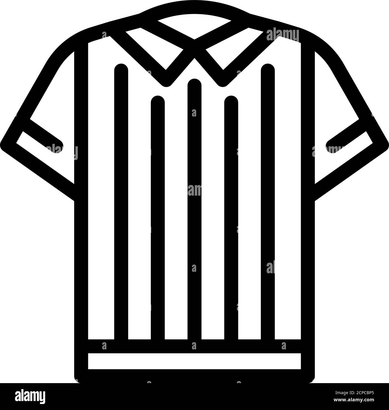 Referee shirt Black and White Stock Photos & Images - Alamy