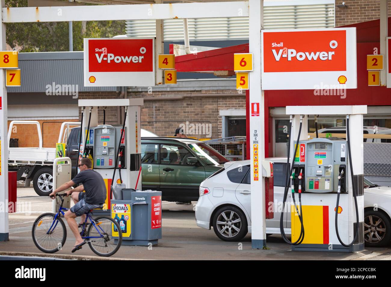 Shell fuel petrol station in Sydney,NSW,Australia Stock Photo