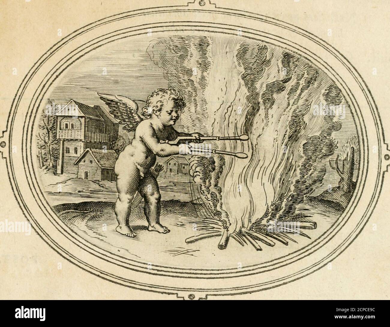 . Amorum emblemata, figuris aeneis incisa . 13» EMBLEMATA TibuIL CLVIS ENIM SECVRVS A MA VIT? ^lutarch, Vt flamma nee premi poteft, nee quiefcere : fic kuisatcjueinquietusfemperamantis efl; animus* ;De bïaiti men niet en Han göetiatten/nocö gïjefrtlïeti tjf^otè uuckytsi minnaetsf öï3e^Ïl/uöcïj f^jn oiituiïigï) ^tnjtuSrUH altgDt fjier of öafrtïitlKiltabeö^euenaierDt*:i^en niUmaer Dtipfent-maelueranDert m t)e( tDtden. l Amour VL efl coy. On ne pcutarrefterla pétillante fïame,NyPefprit dvn amant, il na jamais repos,Ains vagabond toulîours sefgare à touspropos^Et de penfers diuers vireuolte fon Stock Photo