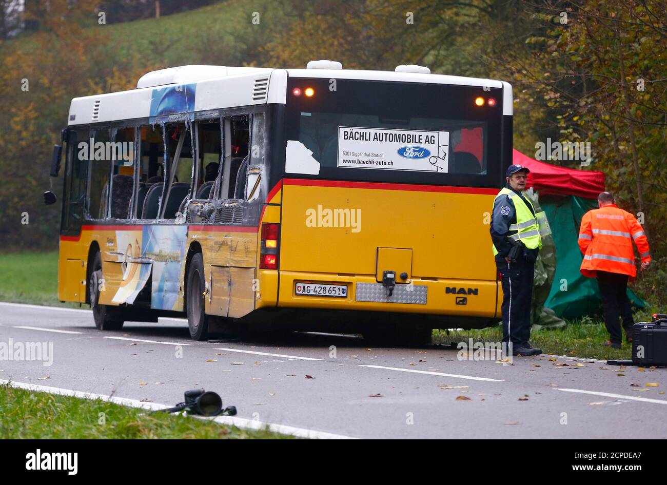 policeman accident bus high resolution stock photography and images alamy
