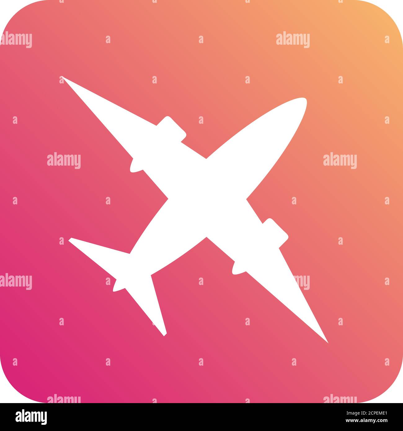 Aviation transport flat icon Stock Vector Images - Alamy
