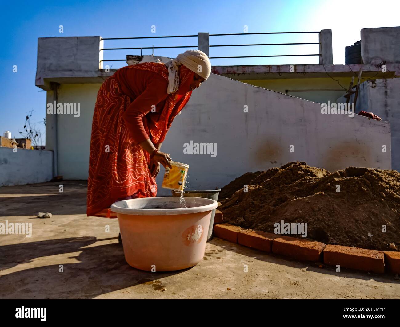 Indian roofer hi-res stock photography and images - Alamy