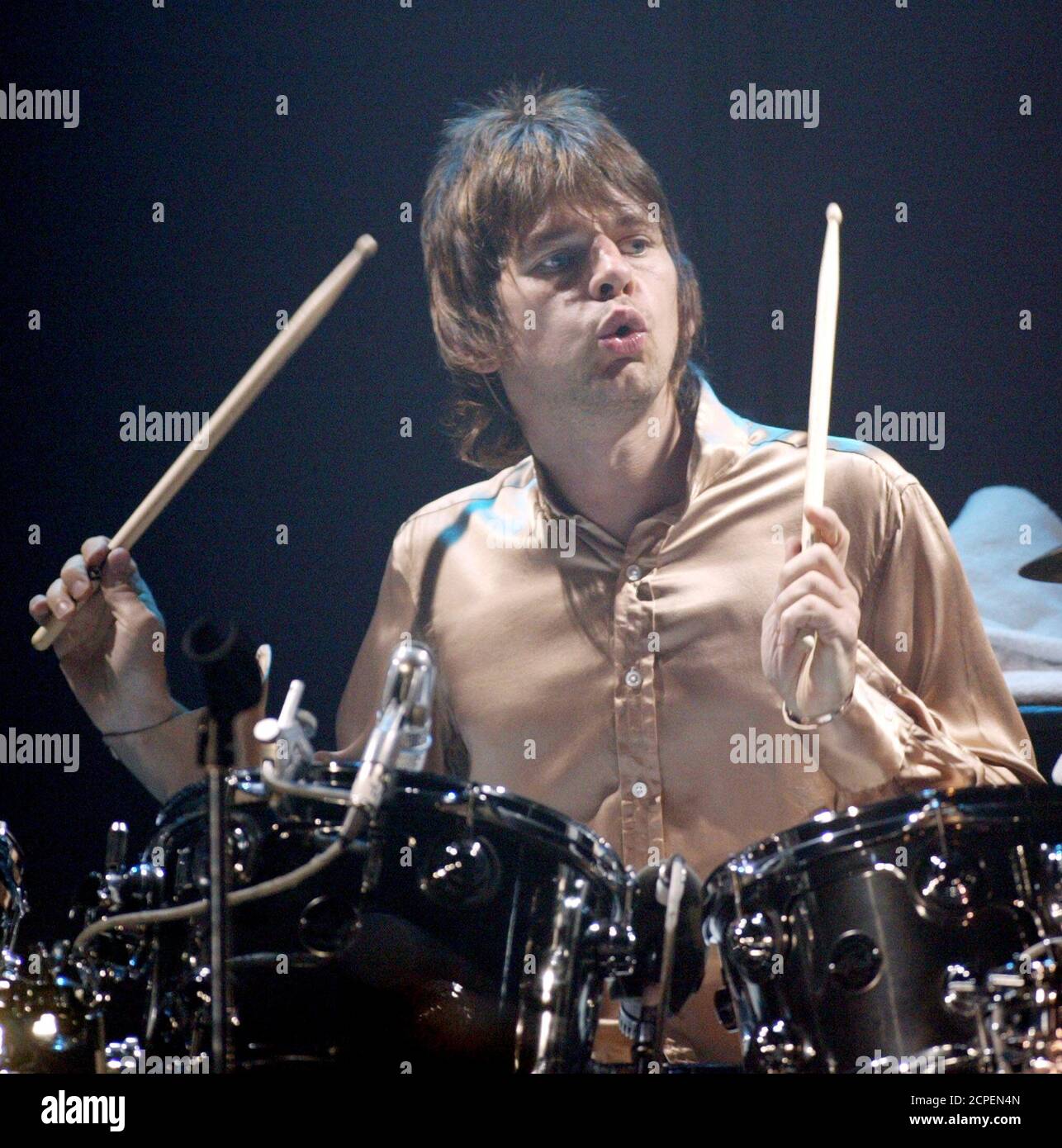 The Who Drummer Zak Starkey Son Of Beatles Drummer Ringo Starr Performs During A Sold Out Show At The Joint Inside The Hard Rock Hotel Casino In Las Vegas Nevada September 14