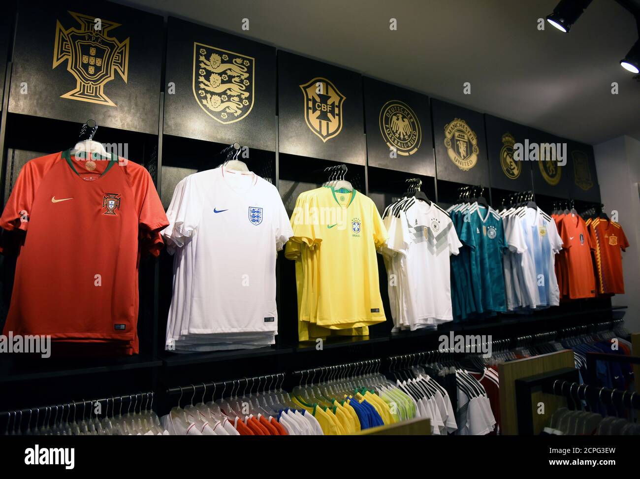 Football merchandise hires stock photography and images Alamy