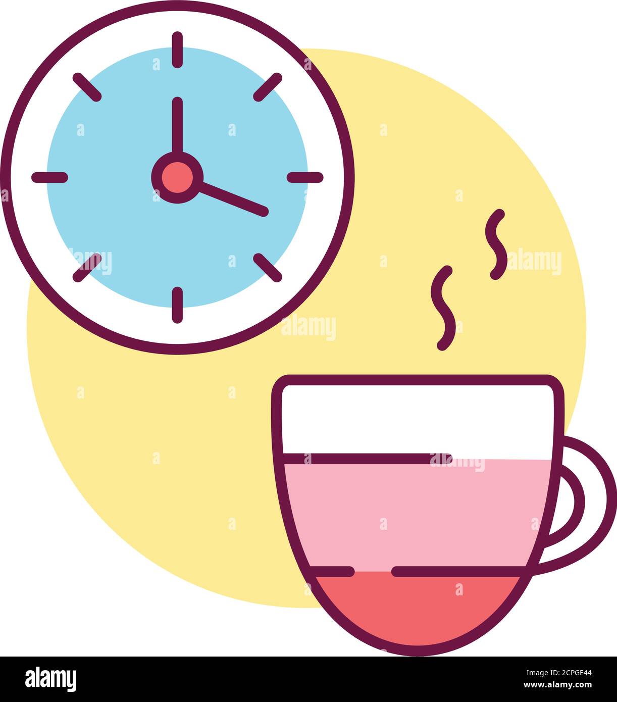 Take a break color line icon. To have a short rest period in one's work or  studies, other activities. Pictogram for web page, mobile app, promo. UI UX  Stock Vector Image &