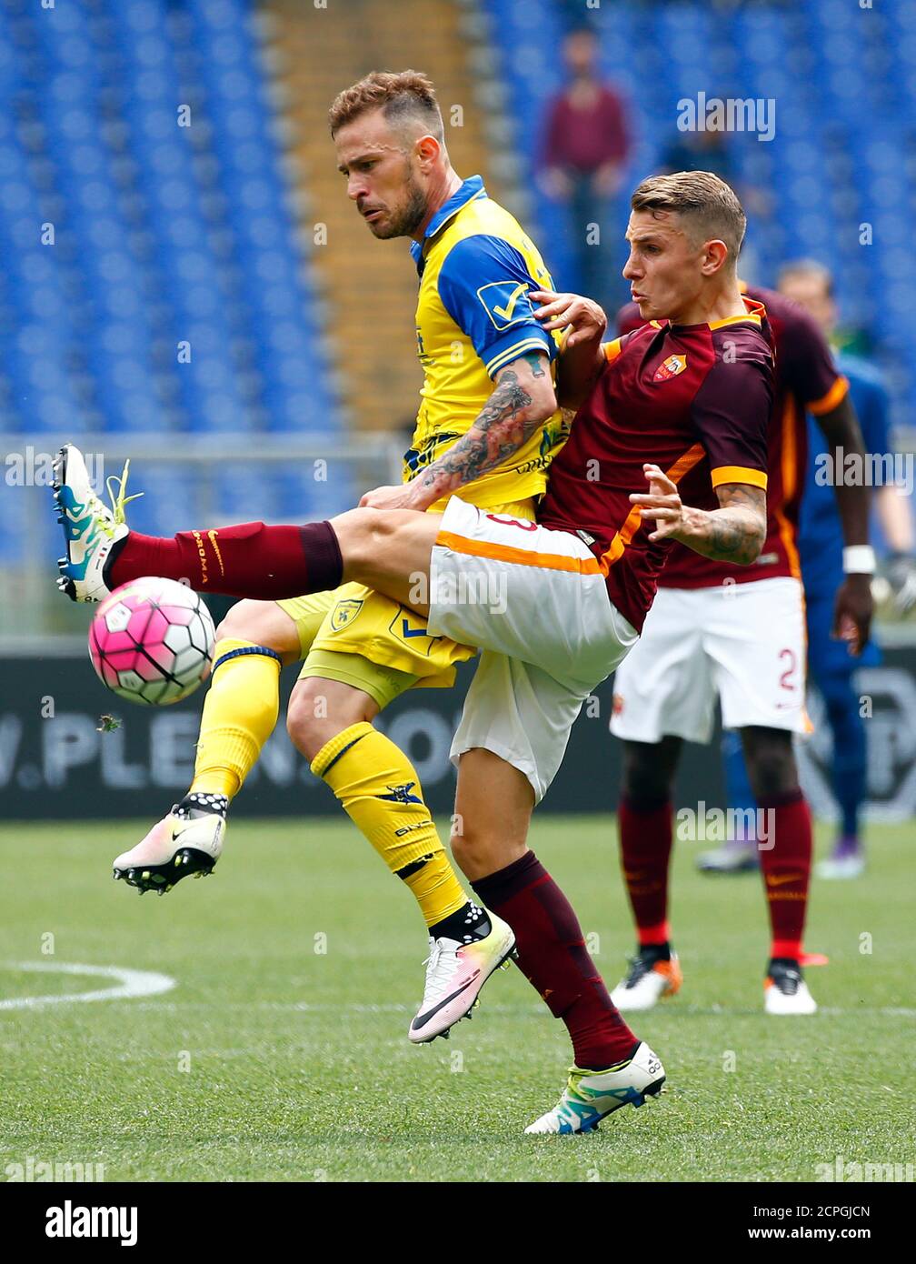 Football Soccer - AS Roma v Chievo Verona - Italian Serie A - Olympic  Stadium, Rome, Italy - 08/05/