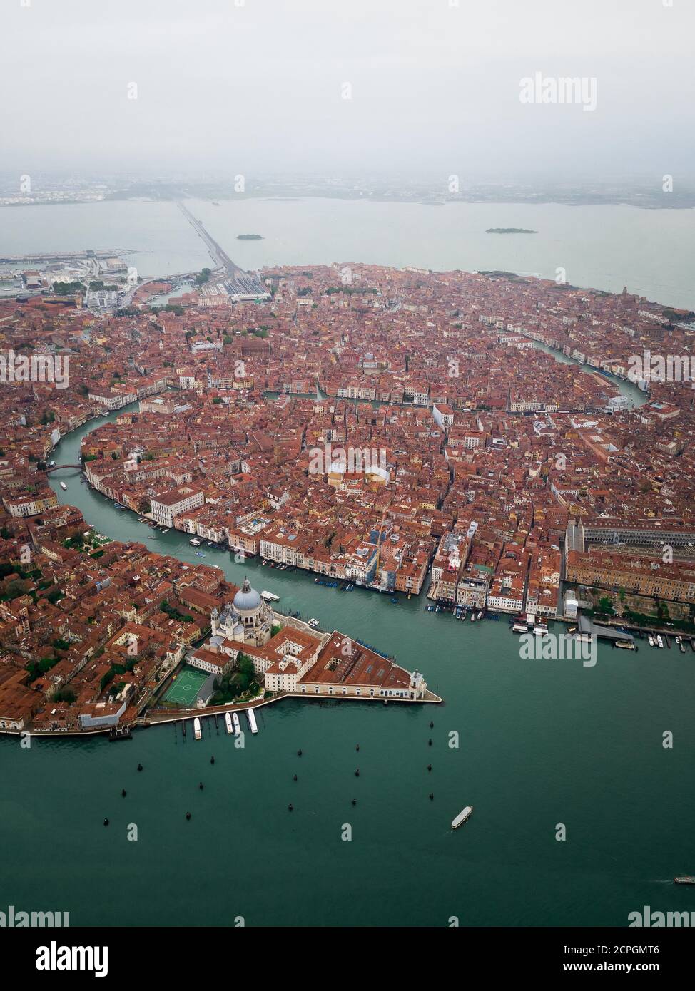 Aerial view, city view with Canal Grande, Venice, Veneto, Italy, Europe Stock Photo
