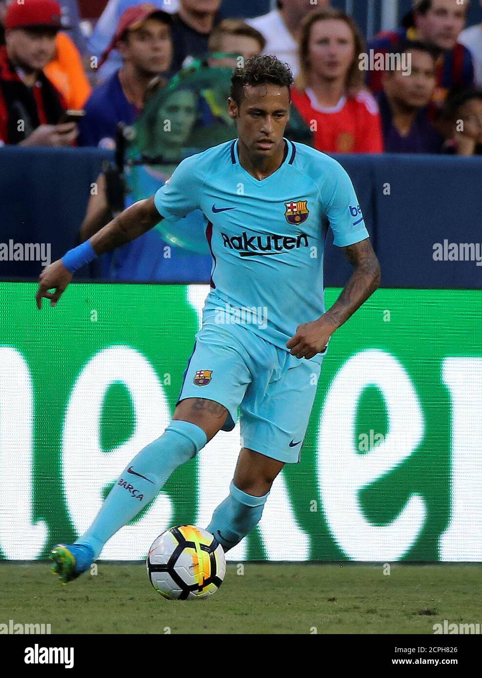 Soccer Football Fc Barcelona Vs Manchester United International Champions Cup Washington Usa July 26 17 Barcelona S Neymar In Action Reuters Carlos Barria Stock Photo Alamy