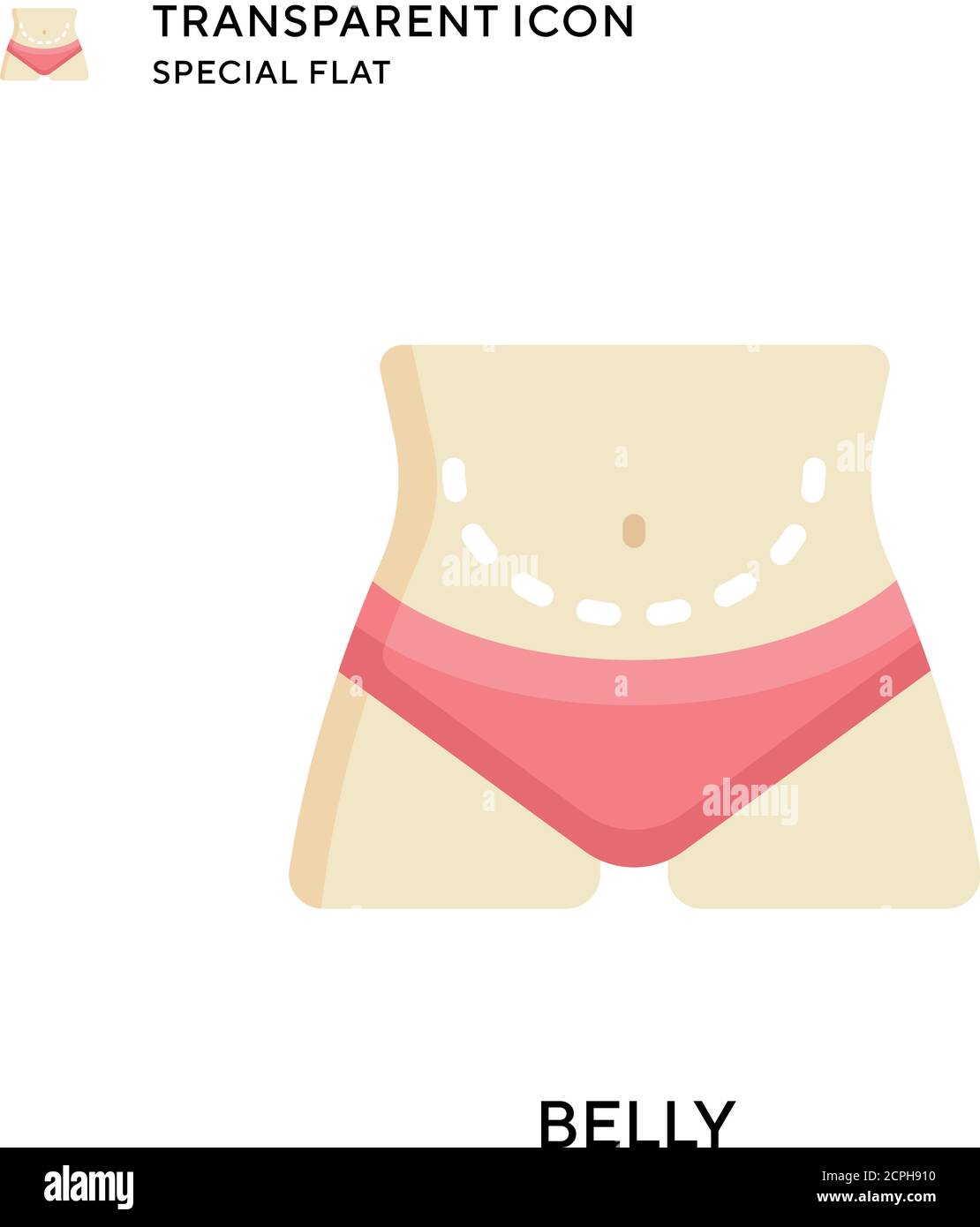 Fat stomach woman holding Stock Vector Images - Alamy