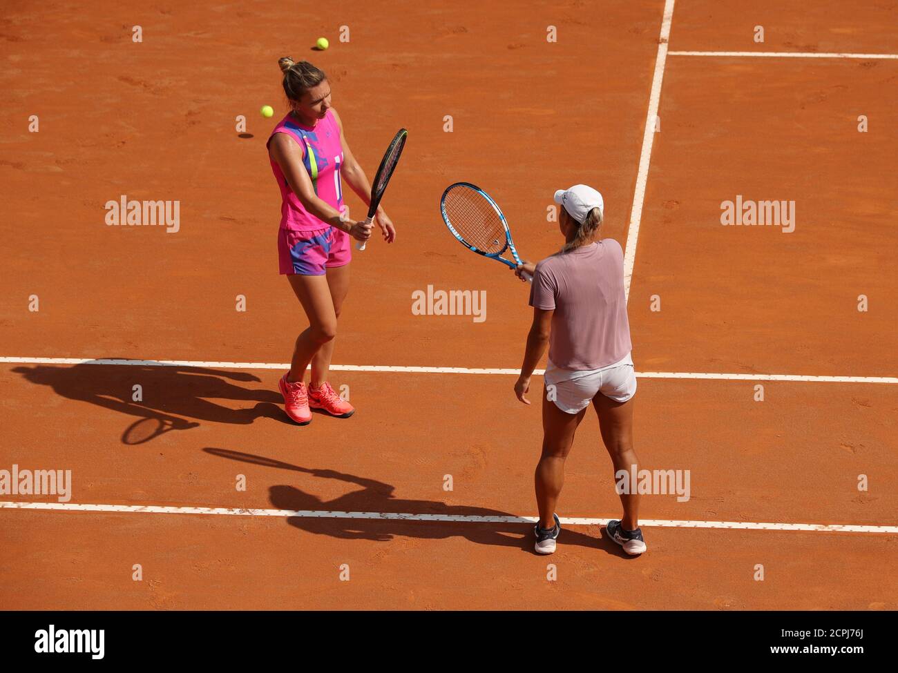 Tennis - WTA Premier 5 - Italian Open - Foro Italico, Rome, Italy -  September 19, 2020 Romania's Simona Halep