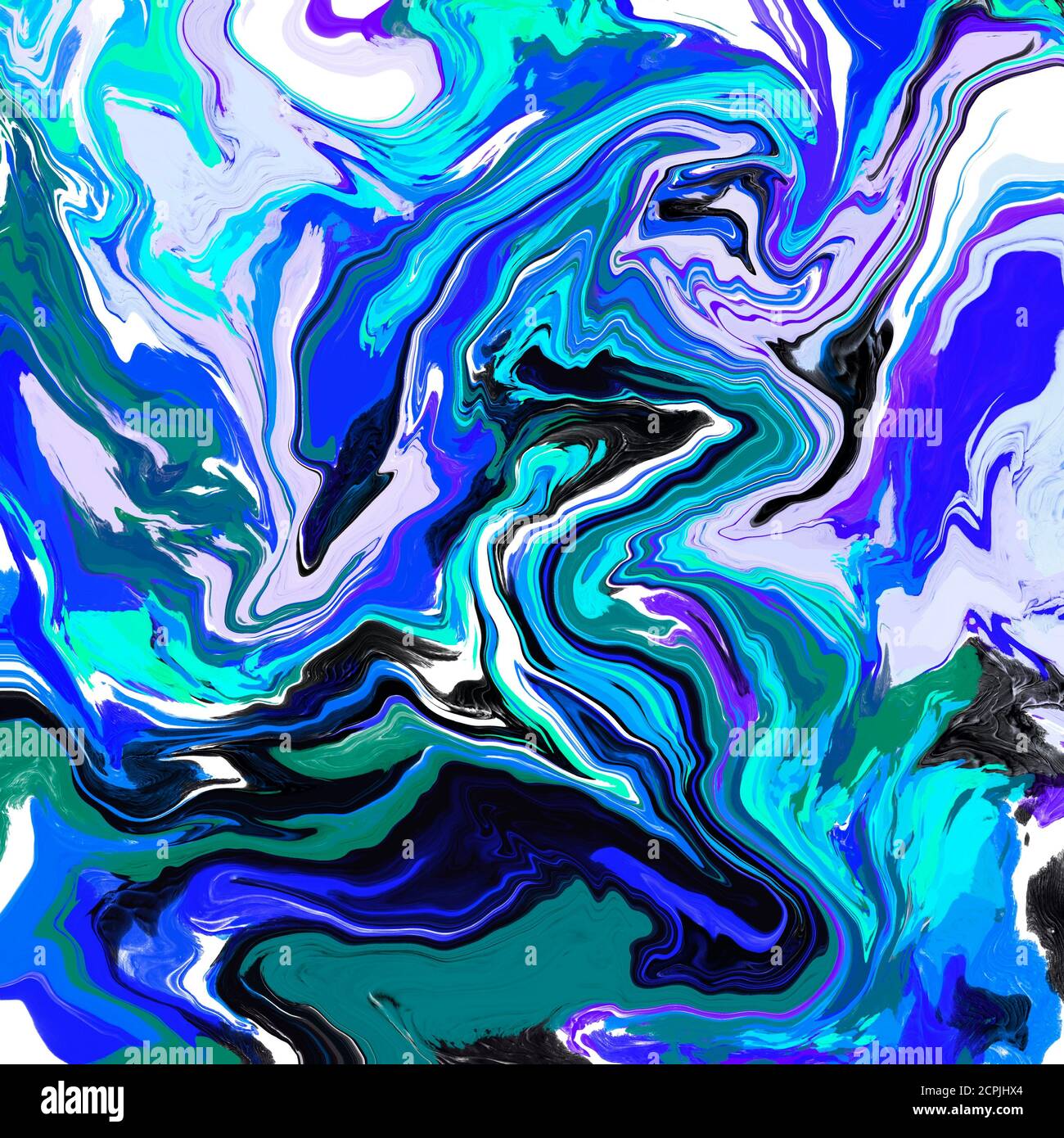 Ink, paint, abstract. Closeup of the painting. Colorful abstract